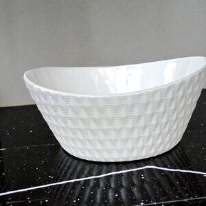 Over and Back-What A Dish~REPLACEMENT Porcelain Serving Bowl 8" X 3.5"